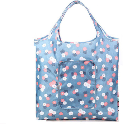 

SSD Newest Lady Foldable Reusable Dark Blue Bag Eco Reusable and Water Proof- Shopping Bags Vegetable Grocery Waterproof Shoulder Bag(Blue, 0 L)