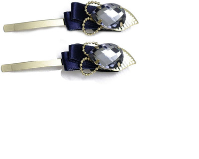 

Creative India Exports Crystal Bobby Hair Pin Pair Hair Pin(Blue)