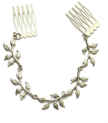 

Creative India Exports Side And Back Comb Hairpin Hair Clip(Silver)