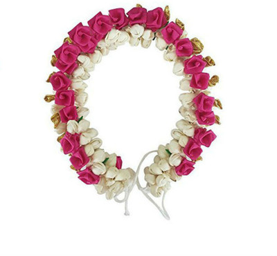 

Creative India Exports Hair Gajara Bun Making Hair Accessories For Women Bun(Pink, White)