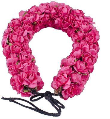 

Creative India Exports Hair Gajra Bun Maker Hair Accessories- 35 Grm Bun(Pink)