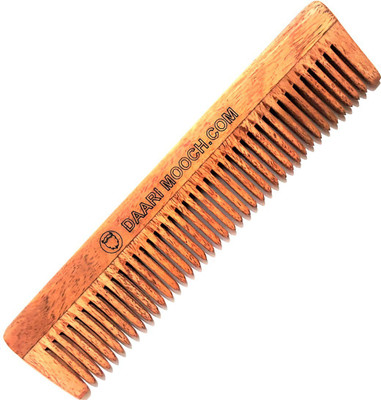 

DAARIMOOCH Neem Wood Beard & Hair Comb