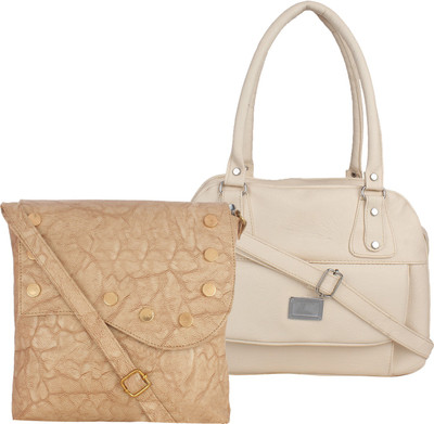 

Element Cart Sling Bag(Beige, White)