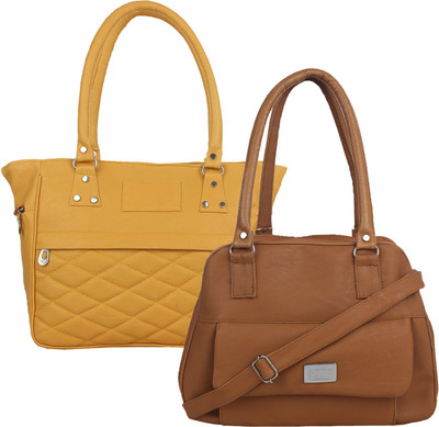 

Fillincart Hand-held Bag(Beige, Brown)