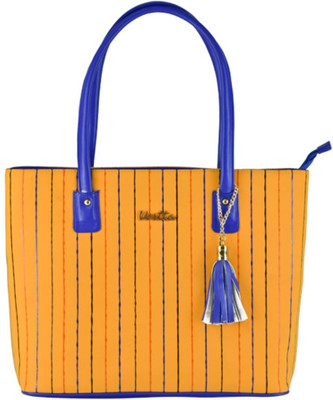 

Vestta Hand-held Bag(Yellow, Blue), Blue;yellow