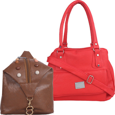 

Fillincart Shoulder Bag(Brown, Red)