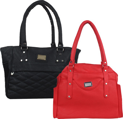 

Fillincart Hand-held Bag(Black, Red)