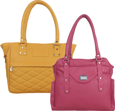 

Fillincart Hand-held Bag(Beige, Pink)