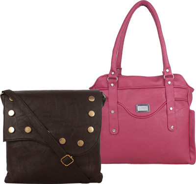 

Fillincart Sling Bag(Brown, Pink)