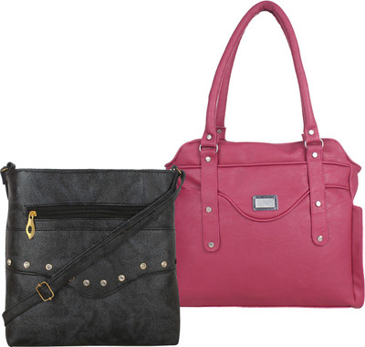 

Fillincart Sling Bag(Black, Pink)