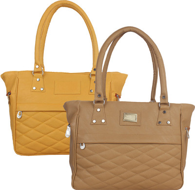 

Fillincart Hand-held Bag(Beige, Brown)