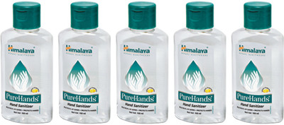 

Himalaya PURE HANDS LEMON SANITIZER, 100 ML PACK, SET OF 5 PACKS, TOTAL 500 ML(500 ml, Bottle, Pack of 5)