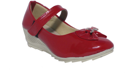 

Leatherwood1 Girls Velcro Heels(Red