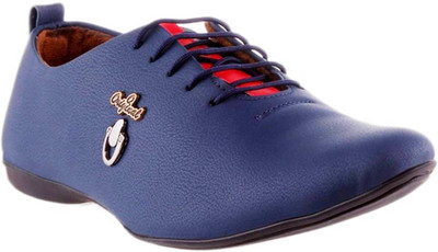 

U2Shoes Boys Lace Dancing Shoes(Brown, Blue