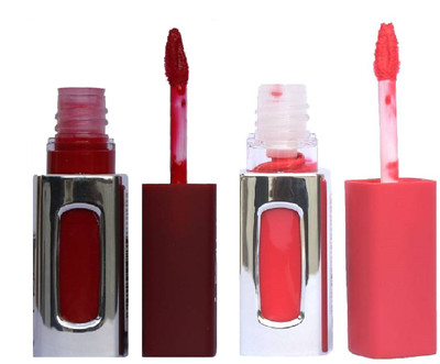 

tanvi27 Matte Super Stay(BRAVE RED & FUSION PINK)