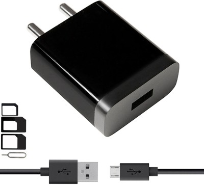 ShopMagics Wall Charger Accessory Combo for Lenovo Vibe Shot, Lenovo A6010, Lenovo Vibe B, Lenovo P70, Lenovo Phab Plus, Lenovo A7000 Turbo, Lenovo S60, Lenovo Vibe X2, Lenovo S850, Lenovo K3 Note Music, Lenovo A536, Lenovo A5000, Lenovo A328, Lenovo S660, Lenovo S930 Charger With 1 Meter Micro USB 