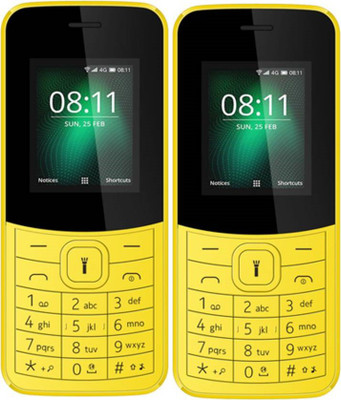 

I Kall K38 Combo of Two Mobiles(Yellow)