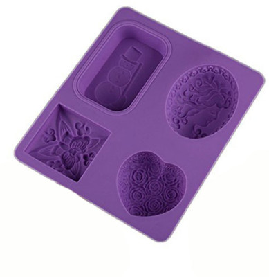 

Perfect Pricee 4 Slot Rose, Hearts, Butterfly, Snowman Lady Shaped Muffin/Cupcake/Chocolate/Biscuit/Cookies/Soap/Candle Mould Tray- Kitchware fondant sugar Bakeware Mould Maker Mold Pan Tray/Baking Cup Case/Liner Baking Molds Case