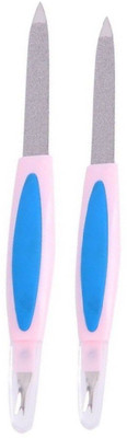 

Envyon Pack Of 2 Sharp Nail File/ Filer & Shaper With Cuticle Cutter(Set of 2)