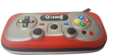 

Giftshub Fine Quality Quitong Video game design Art Polyester Pencil Box(Set of 1, Multicolor)