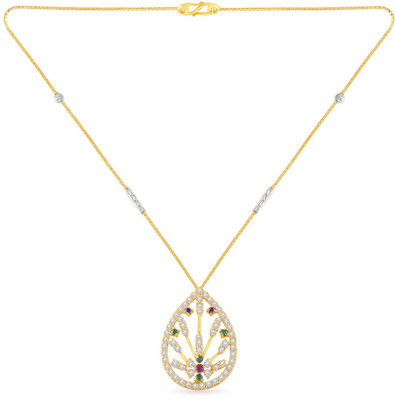 Malabar Gold and Diamonds NKDZSUG0005 Opera Yellow Gold Precious Necklace(22kt)