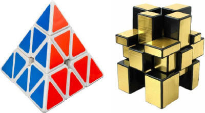 

Montez Shengshou Golden Mirror & Pyraminx Speed White Cube Combo(2 Pieces)