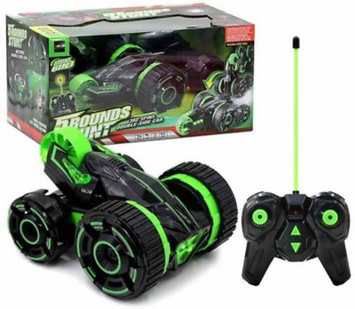 

zhomcollection Remote Control Super Fast Shock 5 Wheeld 6 GH High Speed RC Stunt Car Green(Green)