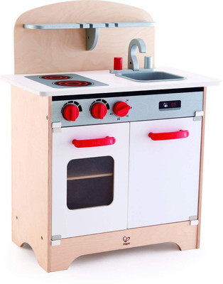 

Hape White Gourmet Kitchen Toy, White/Red
