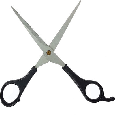 JAGTEK Professional Salon Hair Cut Scissor Plastic Handle Scissors(Set of 1, Black)