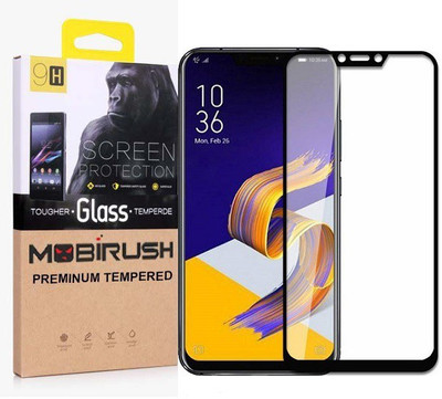 MOBIRUSH Edge To Edge Tempered Glass for Asus Zenfone 5Z(Pack of 1)