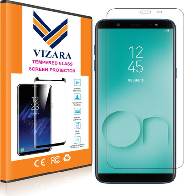 VIZARA Tempered Glass Guard for Samsung Galaxy On8(Pack of 1)