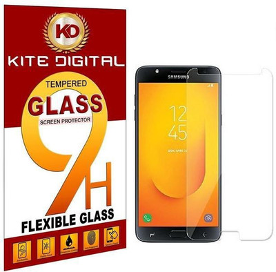KITE DIGITAL Tempered Glass Guard for Samsung Galaxy J7 Duo(Pack of 2)