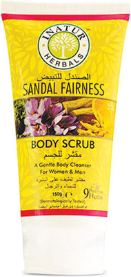 

Inatur Herbals Sandal Fairness Body Scrub(150 g)