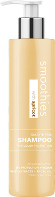 

Smoothies Daily Shampoo for Color Treated Hair - Sulfate Free with Pure Apricot, Argan Oil, Jojoba, Avocado, Macadamia Nut & Wheat Protein(200 ml)