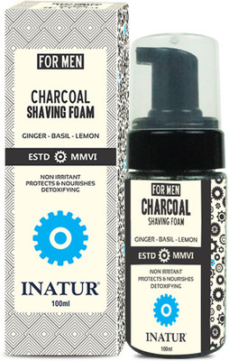

Inatur Activated Charcoal Shaving Foam(150 ml)