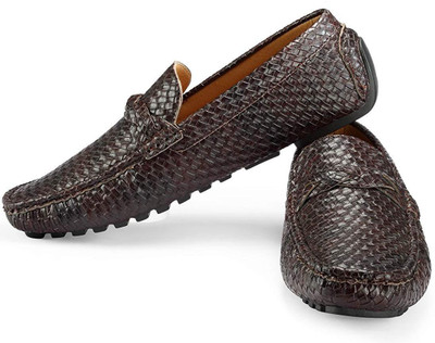 

ALTERATE ALTERATE MEN'S COFFEE Loafers Loafers For Men(Brown