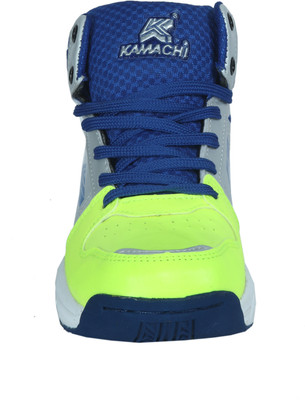 

KAMACHI BB-6K Unisex Basketball Shoes Basketball Shoes For Men(Green, Blue