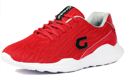 

Grade SUPERNATURAL Ultra-Light Weight Walking Shoes For Men(Red