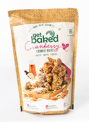 

Get Baked Cranberry Crunch Rocks Oat Granola Healthy Snack, 200gms(200 g)