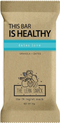 

The Lean Snack Dates Oatmeal Nutrition Bar Pack of 8(31 g, Pack of 8)