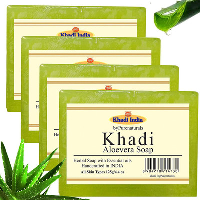 

Khadi Aloevera Set of 4(500 g, Pack of 4)