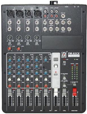 

P.A [P.Audio] PM-82CX Eight Channel Live Mixer with effects Analog Sound Mixer