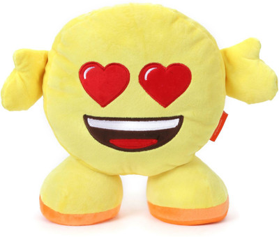 

My Baby Excels Standing Emoji In Love Plush 30 cm - 30 cm(Yellow)