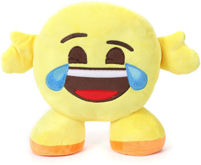 

My Baby Excels Standing Emoji Feeling Joy Plush 30 cm - 30 cm(Yellow)