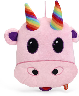 

My Baby Excels Emoji Cow with Horns Face Plush - 30 cm(Purple)
