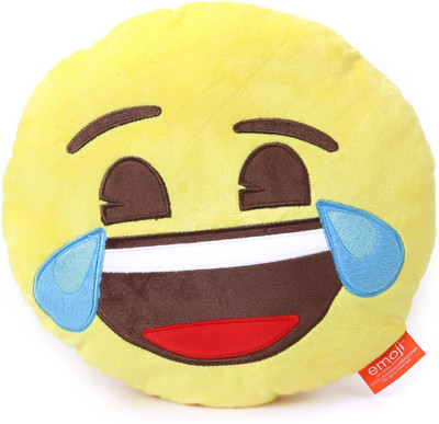 

My Baby Excels Emoji Face of Joy Plush 30 cm - 30 cm(Yellow)