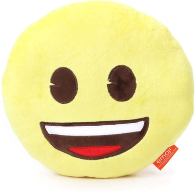 

My Baby Excels Emoji Grinning Plush 30 cm - 30 cm(Yellow)