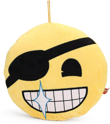 

My Baby Excels Emoji Eyepatch Face Plush - 30 cm(Yellow)