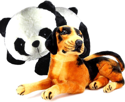 

Gift Decor Shop Black Dog Stuffed soft Toy (Black/Yellow, 21 cm) Combo with soft toy black dog for kids (Orange/Black, 21 cm) - 21 cm(Multicolor)