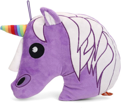 

My Baby Excels Emoji Unicorn Purple Plush - 30 cm(Purple, White)